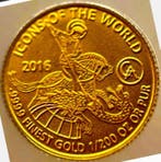 Rwanda. 10 Francs 2016 Sovereign - Great Britain with