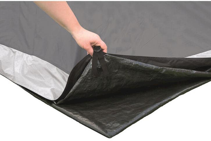 Easy Camp Palmdale 600 grondzeil - Grijs - 490 x 350 cm, Caravans en Kamperen, Kampeeraccessoires, Nieuw, Verzenden