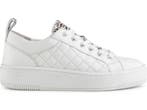 PS Poelman Esquimo - Dames Quilted Leren Tennis Sneakers met, Verzenden, Zo goed als nieuw
