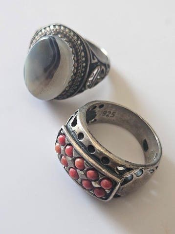 Zilver - Ring, Antiek en Kunst
