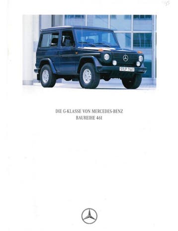 1994 MERCEDES BENZ G KLASSE BROCHURE DUITS, Nieuw, Author