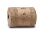 Jute band Naturel open structuur 15 cm rol 40 meter, Ophalen of Verzenden, Nieuw