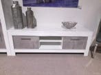 TV meubel Groot Marknesse Wit/Marmer - tv-meubels, Nieuw, Overige materialen