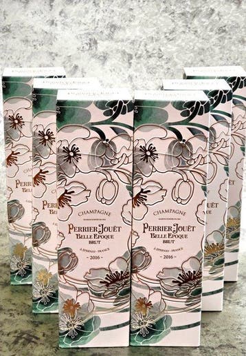 2016 Perrier-Jouët, Belle Epoque - Champagne Brut - 6 Fles, Verzamelen, Wijnen, Nieuw