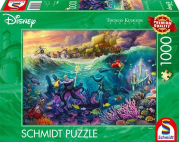 Thomas Kinkade - Disney Ursula Puzzel (1000 stukjes) |, Verzenden, Nieuw