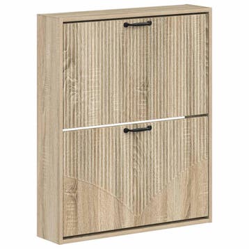 vidaXL Wandgemonteerde Schoenkast HOORN 71 x 17 x 86 cm, Verzenden, Nieuw