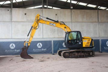 Veiling: Rupsgraafmachine JCB JS130LC Diesel 81kW 2015, Ophalen, Graafmachine