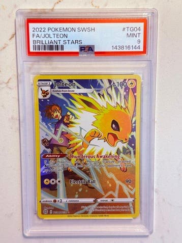 Pokémon - 1 Graded card - Jolteon TG04 Full art, Foil - PSA, Nieuw