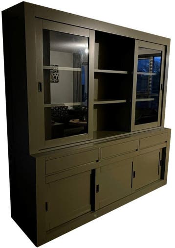 Buffetkast rietgroen Groenlo soft close 240cm, Ophalen of Verzenden, Nieuw