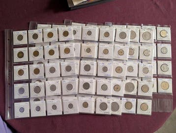 Spanje. Colección 116 monedas. Desde 50 céntimos del 1975 a