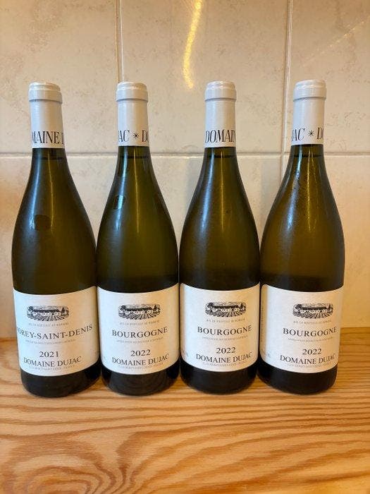 2021 Domaine Dujac Morey Saint Denis Blanc & 2022 x 3, Verzamelen, Wijnen