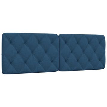 vidaXL Hoofdbordkussen 160 cm stof blauw, Verzenden, Nieuw, Blauw, Stof
