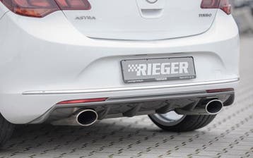 Rieger diffuser | Astra J: 10.12- (vanaf Facelift) - 5-drs.,, Verzenden, Nieuw, Opel