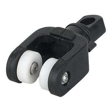 50x WENTEX® Eurotrack - Runner 2-wiel zwart, Verzenden, Nieuw