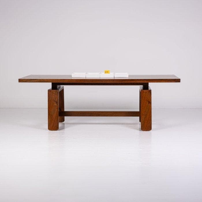 Bernini - Silvio Coppola - Tafel - mod. 611 - Walnoot, Antiek en Kunst, Kunst | Designobjecten