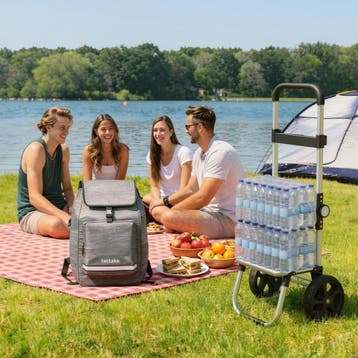 Boodschappentrolley Shopper, 3-in-1, opklapbaar, met koeltas, Verzenden, Nieuw