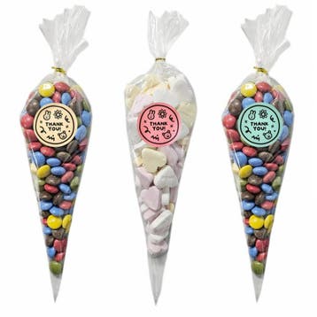 Fako Bijoux - 50x Cellofaan Puntzakken 30x16cm + 60 Stickers, Verzenden, Nieuw