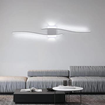 Moderne LED Wandlamp 89 cm Golvend Design, Verzenden, Nieuw