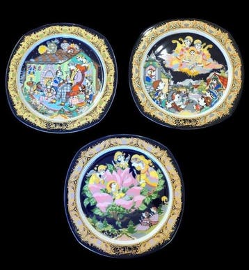 Rosenthal - Bjørn Wiinblad - Schotel (3) - Porselein