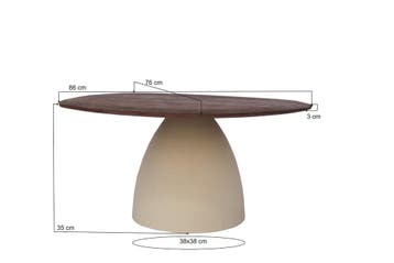 Brix Marron 86 cm-31469, Ophalen of Verzenden, Nieuw