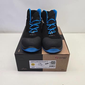 Sixton Werkschoenen Cuban High S3 zwart/blauw maat 45 |Nieuw, Kleding | Heren, Ophalen of Verzenden, Nieuw
