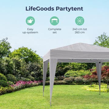 2dekans | LifeGoods Partytent - Paviljoen - EasyUp -, Ophalen of Verzenden, Zo goed als nieuw
