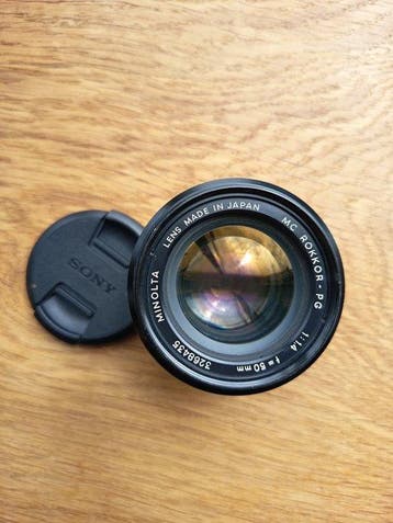 Minolta MC Rokkor-PG 50mm f/1.4 Prime lens, Nieuw