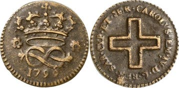 2 Denari 1799, Italien-sardinien Karl Emanuel Iv 1796-1800, Verzenden