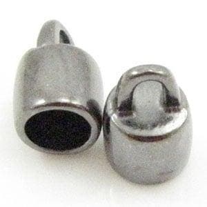 DQ metaal eind kap diameter 5mm Hematietkleur 2.5 mm (Nik..., Ophalen of Verzenden, Nieuw, Draad