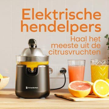 2dekans | KitchenBrothers Citruspers - Met Uitloop en, Ophalen of Verzenden, Zo goed als nieuw