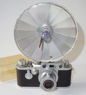 Leica IIIf rangefinder - 1950 - Elmar 3.5/5cm - working