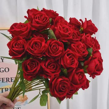 Kunst Rozen Takken - Realistische Kunstbloemen voor Bruiloft, Verzenden, Nieuw