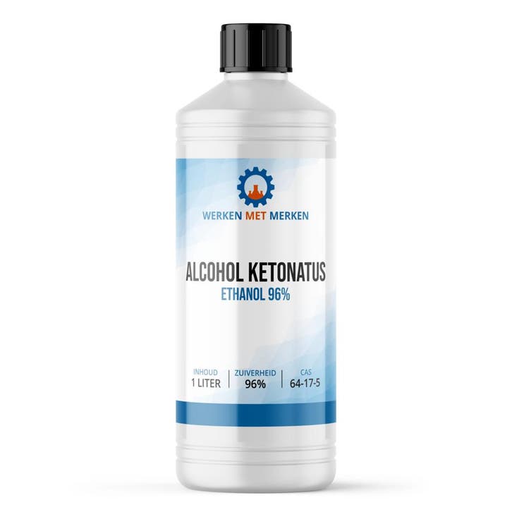 Wmm Chemie Alcohol 96 ketonatus 1 liter, fles, Doe-het-zelf en Verbouw, Overige Doe-het-zelf en Verbouw, Nieuw, Verzenden