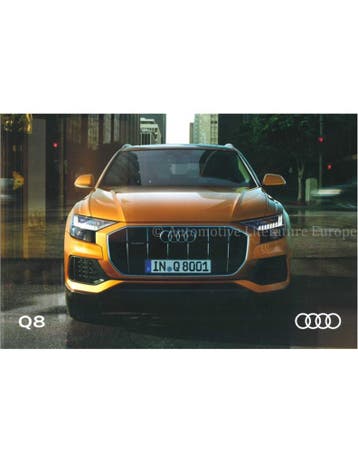 2018 AUDI Q8 BROCHURE DUITS, Boeken, Nieuw, Audi, Author