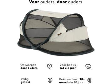 Deryan Baby Luxe Campingbedje - Zelfopblaasbaar matras -, Verzenden, Zo goed als nieuw