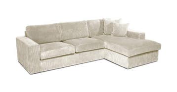 Loungebank Leiden - loungebanken - Creme, Nieuw, 150 cm of meer, Stof, 200 tot 250 cm