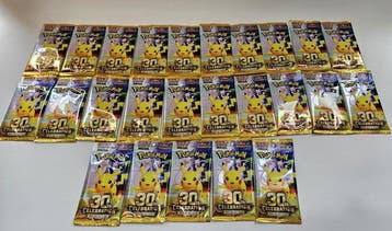 Pokémon - 25 Booster pack - Pokémon Card Game MEGA “30th, Nieuw