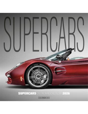 2026 SUPERCARS KALENDER ITALIAANS ENGELS, Nieuw, Author