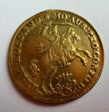 Nederland, Holland 7 Gulden of 1/2 Gouden Rijder 1750