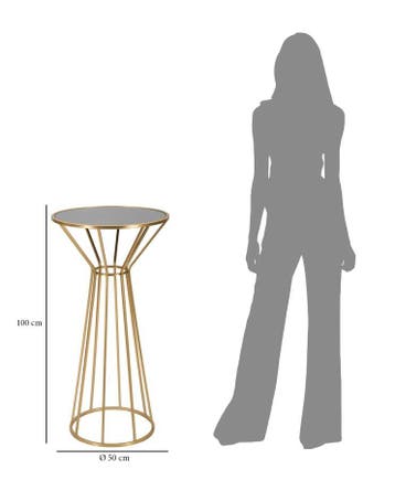 TAFEL SIMPLE NEW CM Ø 50X100, Huis en Inrichting, Tafels | Sidetables, Ophalen of Verzenden, Nieuw
