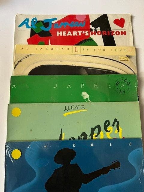 JJ Cale, Al Jarreau - Hearts Horizon / L is for lover / We, Cd's en Dvd's, Vinyl Singles