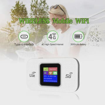 Draagbare 4G LTE WiFi Router - 300Mbps Hotspot Modem met Kle, Verzenden, Nieuw