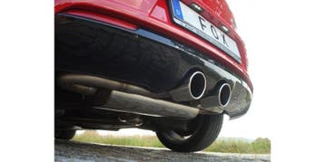 FOX VW Golf VI R 4motion einddemper middenuit - 2x100 type 1, Verzenden, Nieuw