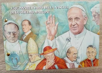 Vaticaan. 2 Euro 2024 Guglielmo Marconi - Busta Filatelico