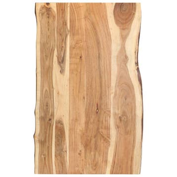 vidaXL Tafelblad 100x(50-60)x3,8 cm massief acaciahout, Verzenden, Nieuw