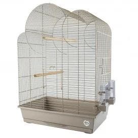 Vogelkooi Duvo Mocha Eliza Mokka – Parkietenkooi met 2 Ee., Verzenden, Nieuw, Overige materialen, Vogelkooi