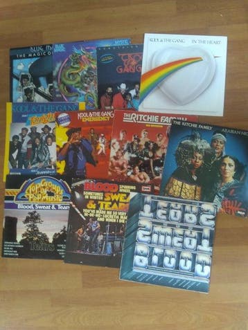 The Richie Family , Blood Sweat & Tears , Kool & The Gang ,, Nieuw in verpakking