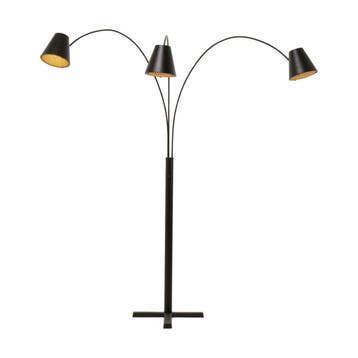 *WOONWINKEL* Grote Boog Vloerlamp Zwart Metaal, Huis en Inrichting, Verzenden, Nieuw