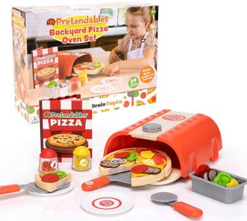 Fat Brain Toys pizza speelgoedset - van €70,99 voor €35,49, Ophalen of Verzenden, Nieuw