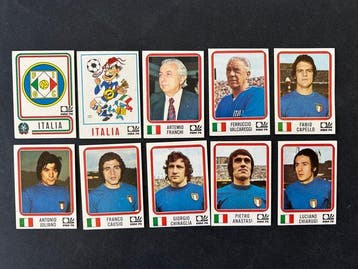 1974 Panini World Cup Munchen 74 Italia - 10 Sticker - Near, Nieuw